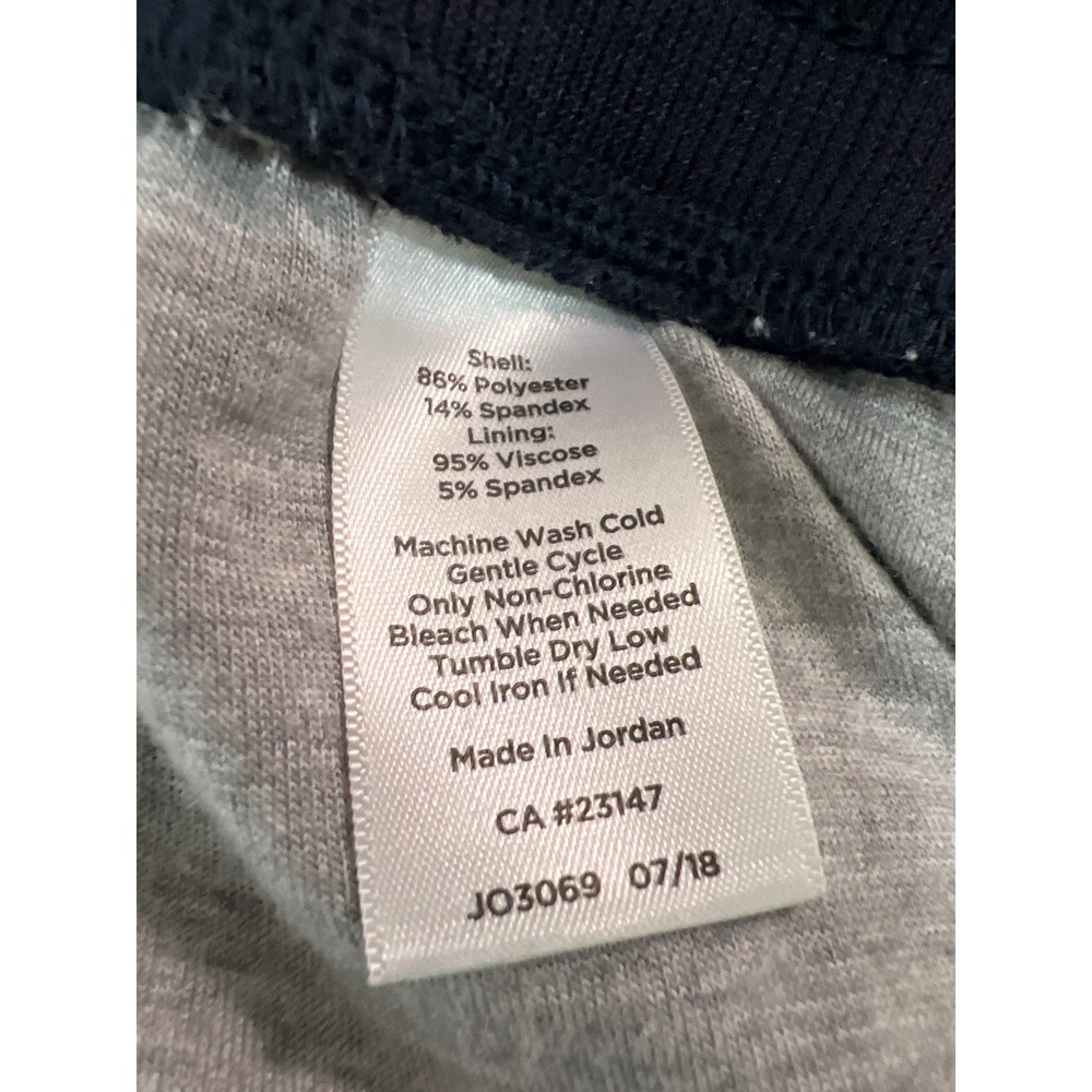 T by Talbots Jogger Pants Women LP Blue Excellent Lined Stretch Activewear - Picture 7 of 9